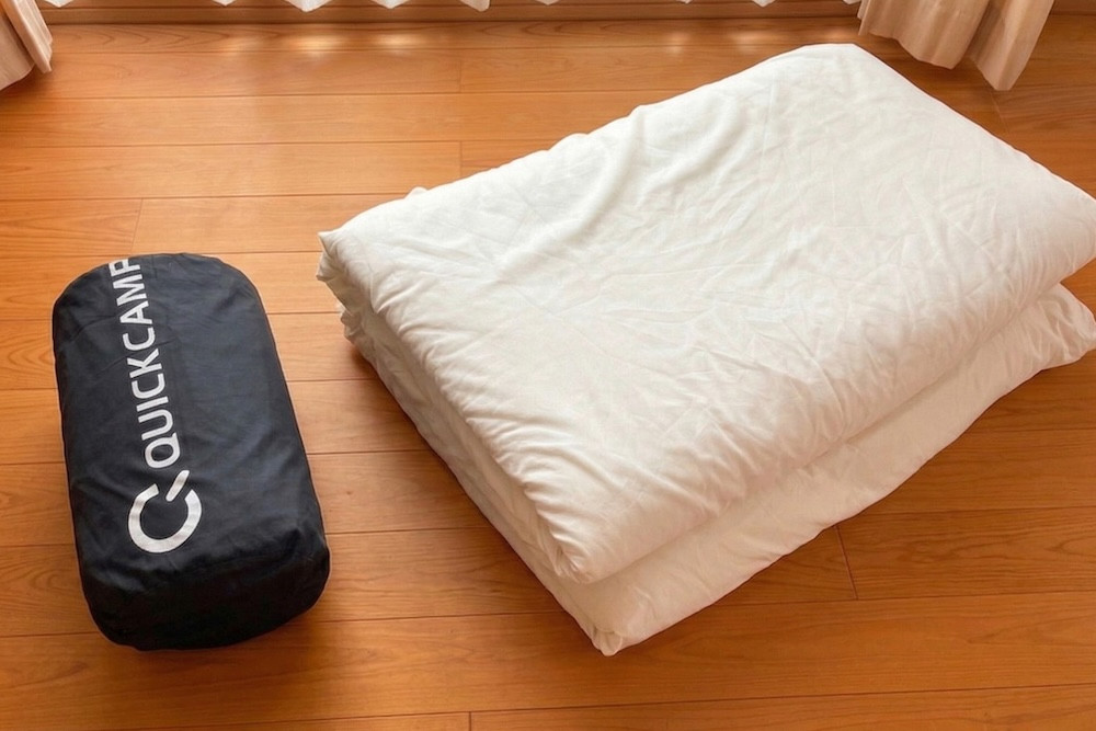 来客用布団、もういらない？ QUICKCAMPのマットという現実的な選択肢